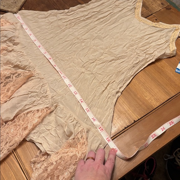 NWT Cotton and lace Godet slip dress - Picture 8 of 12